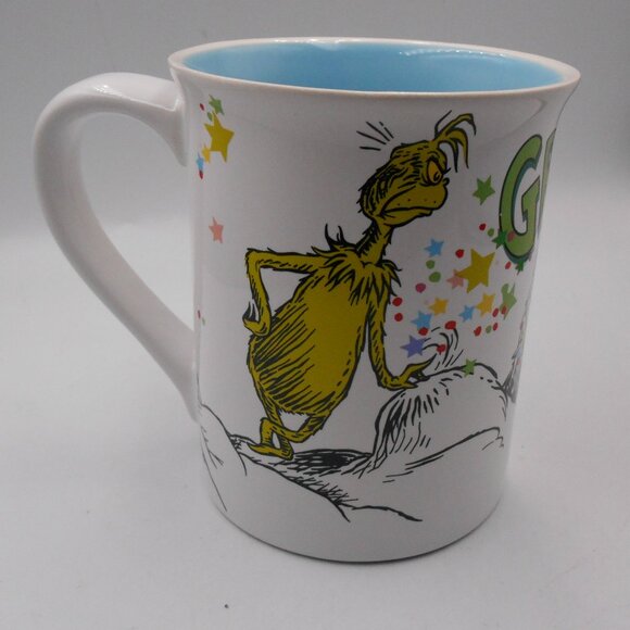 DEPARTMENT 56 2019 THE GRINCH WHOVILLE MUG CUP DR. SEUSS HOLIDAY CHIRSTMAS - Picture 2 of 9